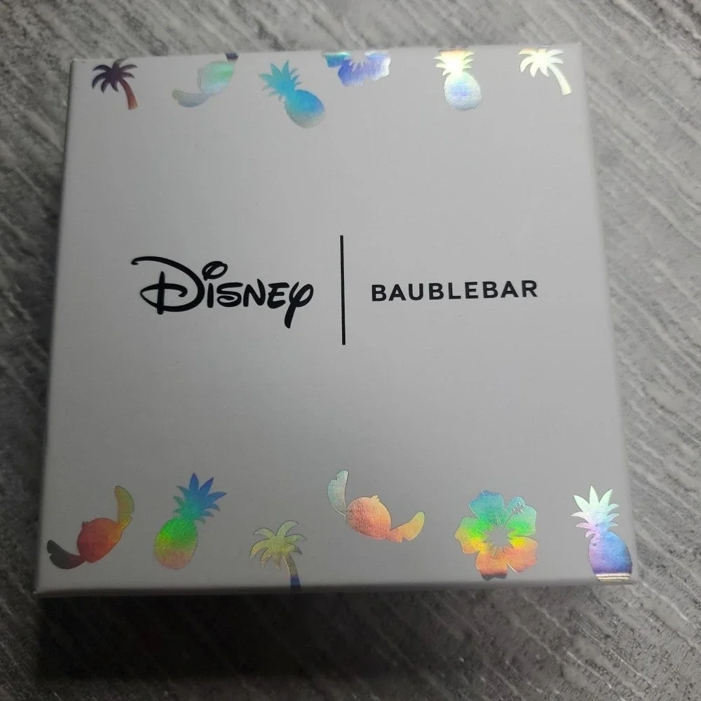 Disney Baublebar Stitch Pumpkin‎ Earrings Rhinestone Halloween NIB Cute